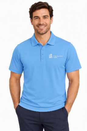 Men's Soft Blue Polo 